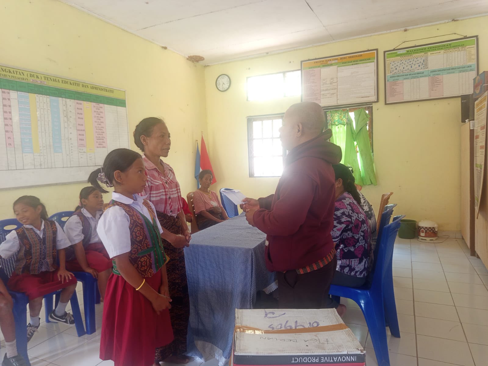 Dukungan Alat Tulis untuk kelas 4-6 SD Inpres Nuaja-Ende dan Dukungan Uang Komite bagi 5 Anak di SD Inpres Nuaja / 30 Juli 2026 - Kabupaten Ende 2026
